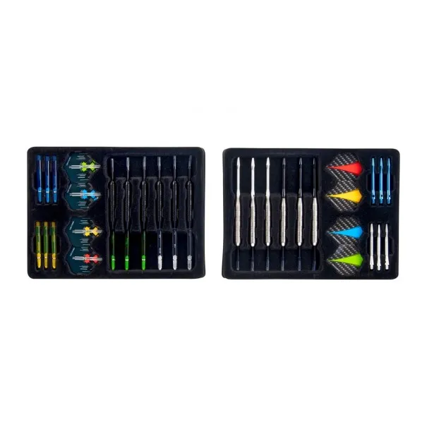 Fléchettes x4 Longfield pointe acier laiton tungstène