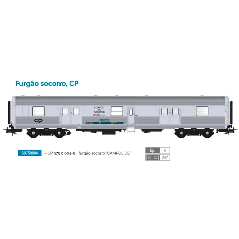 Fourgon de secours « Campolide », CP. SUDEXPRESS S9750004