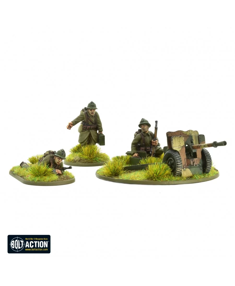 Bolt Action : French Army 25mm Light Anti-tank Gun