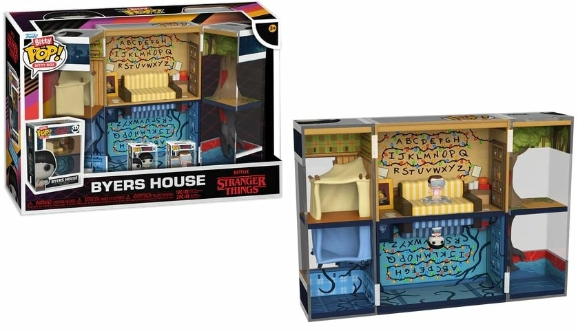 Funko bitty pop! boxes: stranger things - byers house
