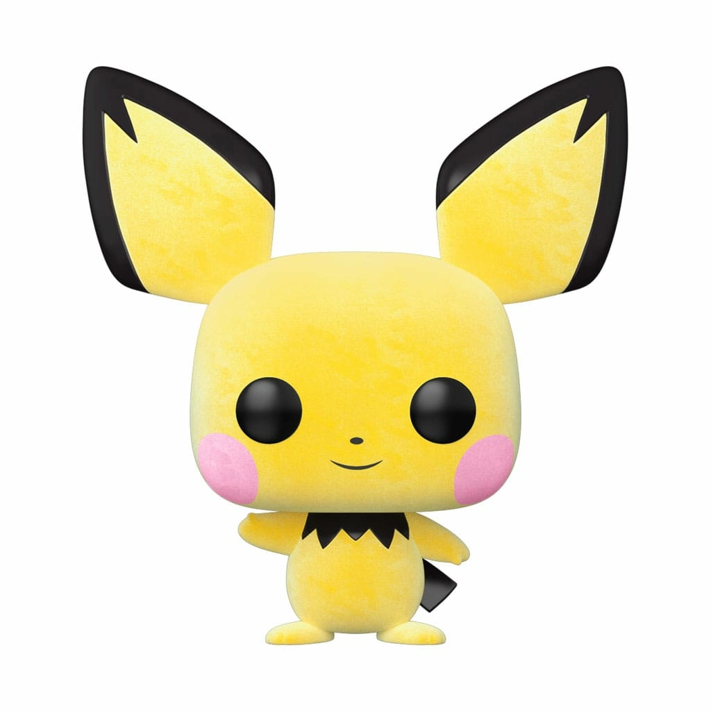 Funko pop! games: pokémon - pichu (flocked) - smartoys exclusive