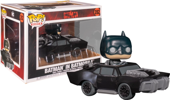 Funko pop! rides super deluxe: the batman - batman in batmobile