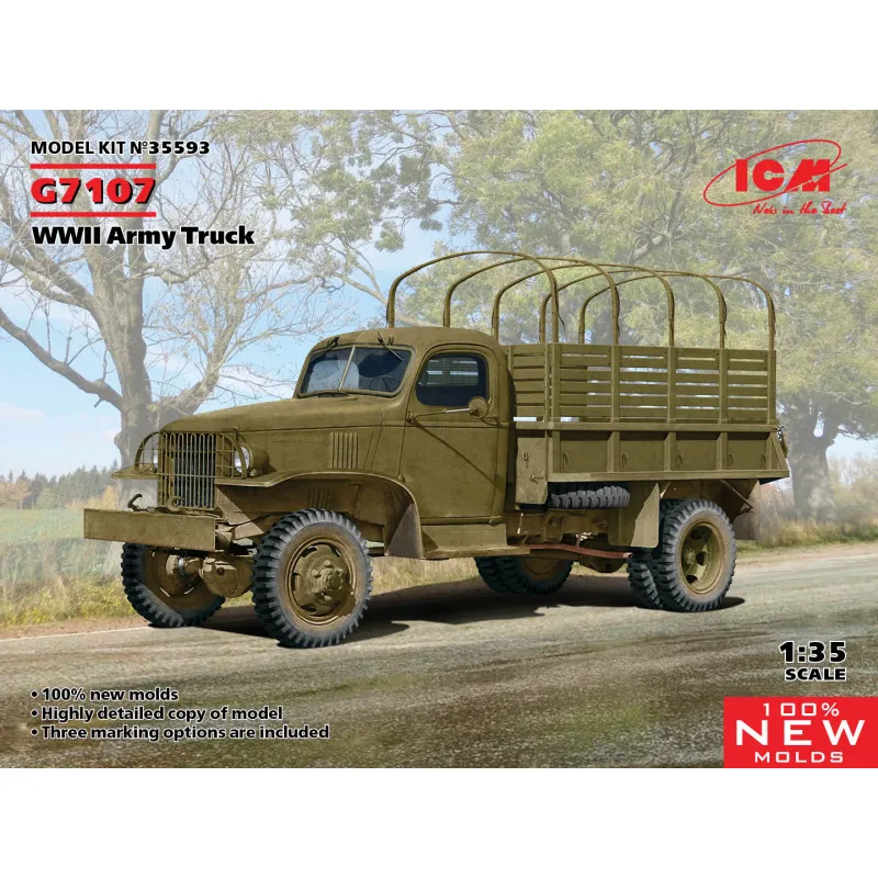 Camion militaire G7107. ICM 35593