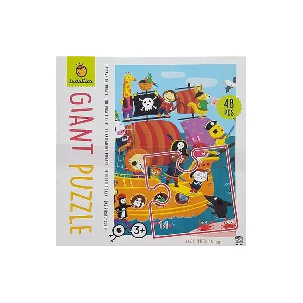 Giant puzzle bateau pirate