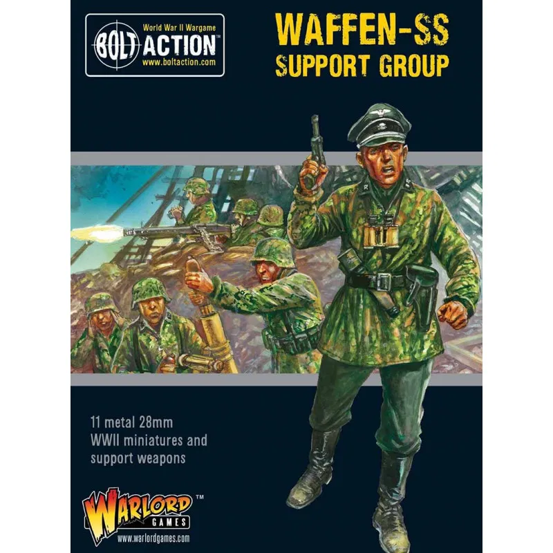 Groupe de soutien Waffen-SS. Bolt Action. WARLORD GAMES 402212107