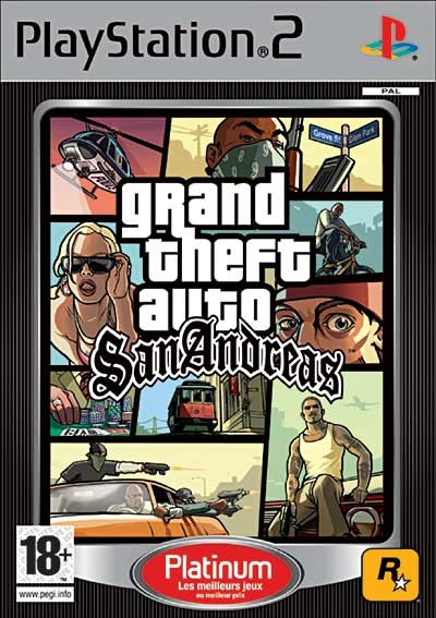 GTA San Andreas Platinum - Playstation 2