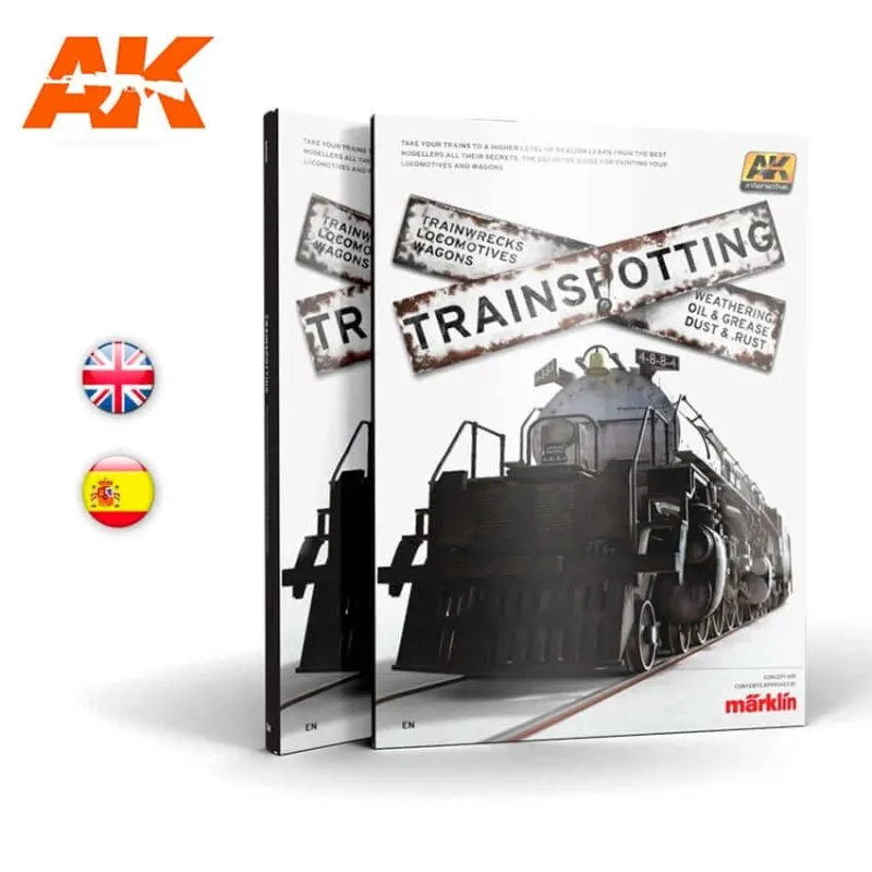 Trainspotting - Guide de peinture pour locomotives et wagons. AK INTERACTIVE AK745
