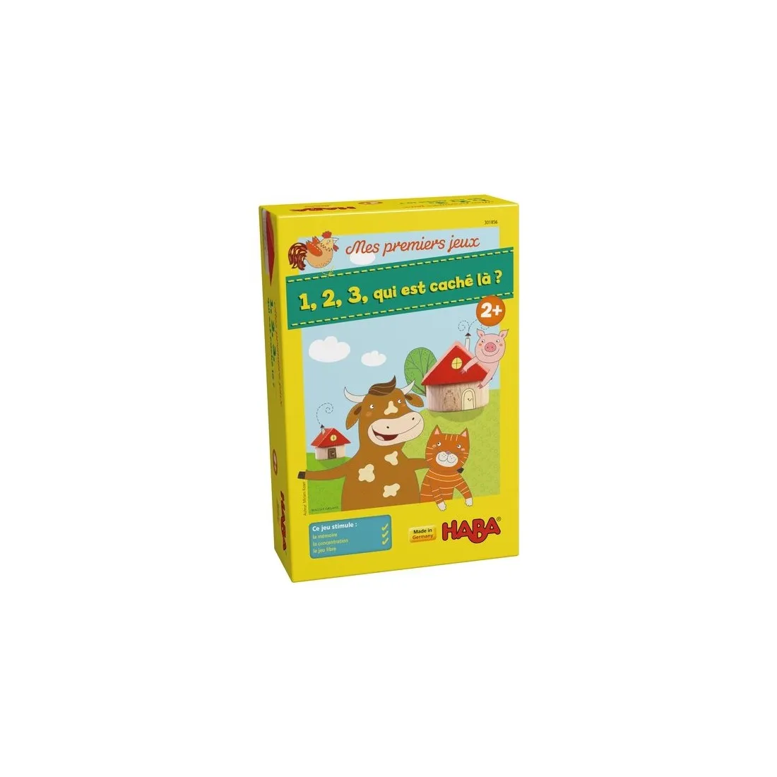 "1,2,3 Qui est caché là?" Mes Premiers Jeux - Haba