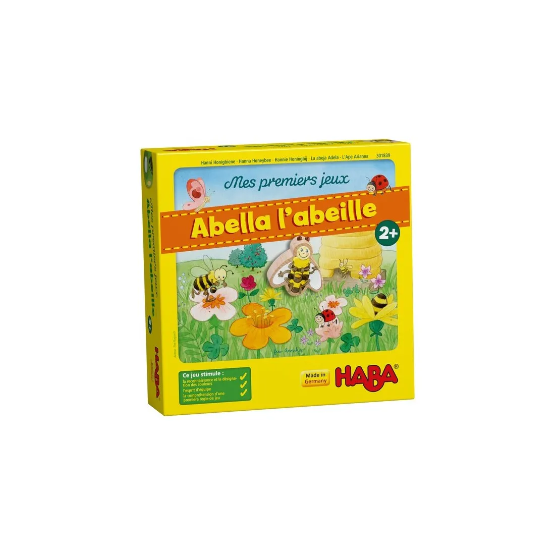 Jeu coopératif Haba "Mes Premiers Jeux" - Abella l'abeille