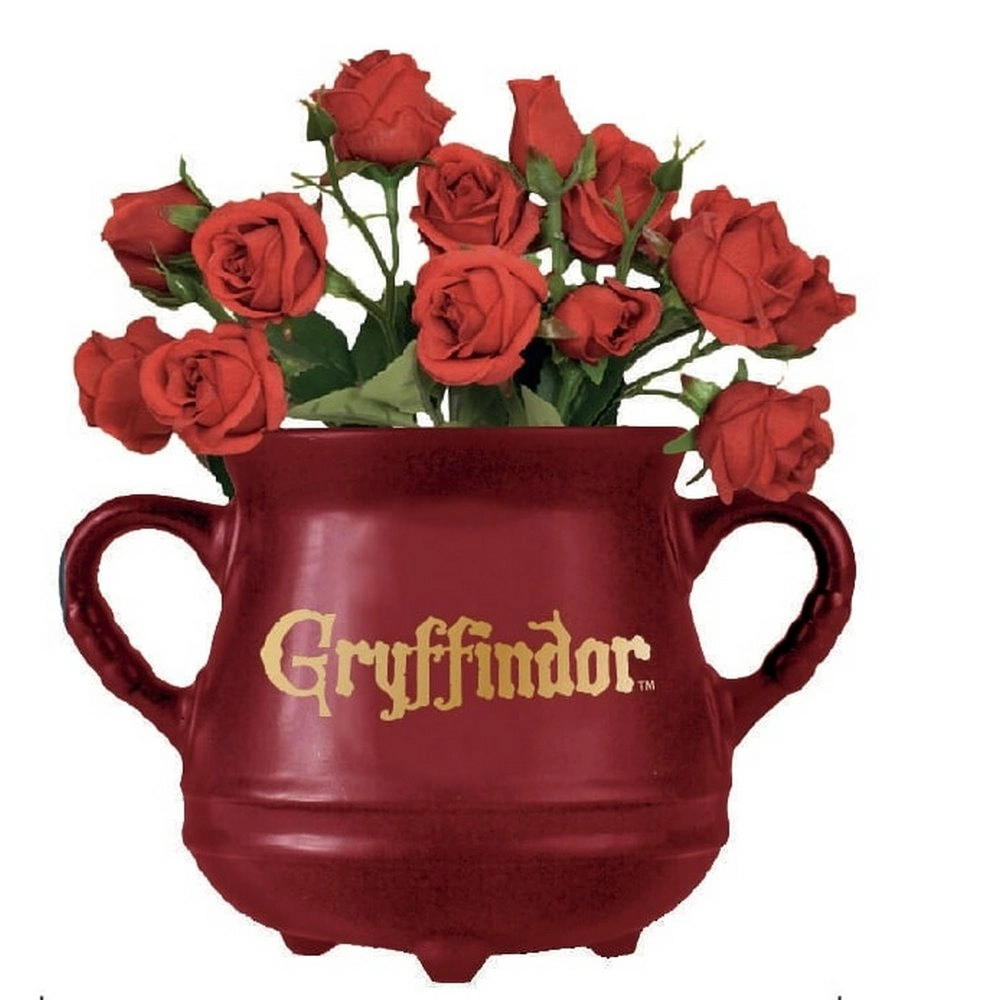Harry potter - chaudron gryffondor - pot de fleur mural