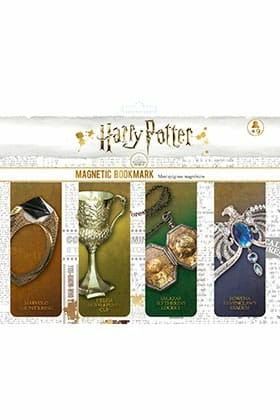 Harry potter - horcruxes - ensemble de marque-pages magnétiques