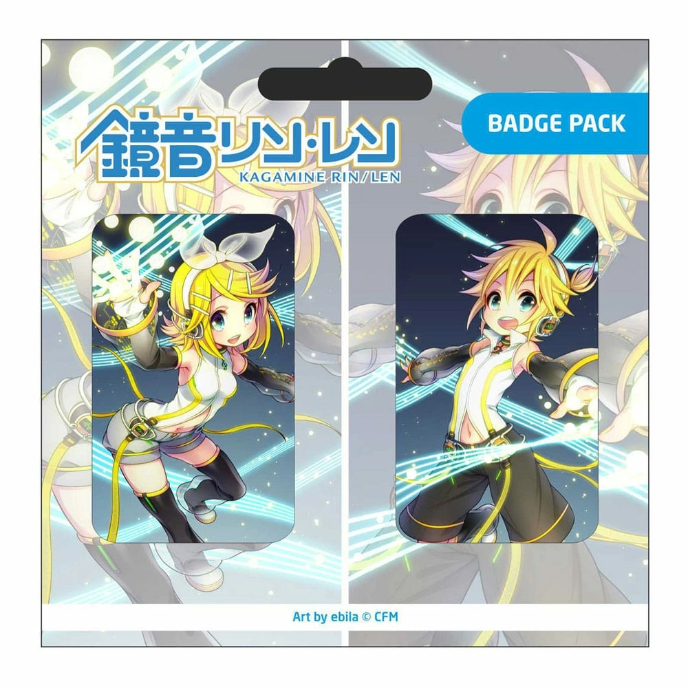 Hatsune miku pack 2 pin's set c