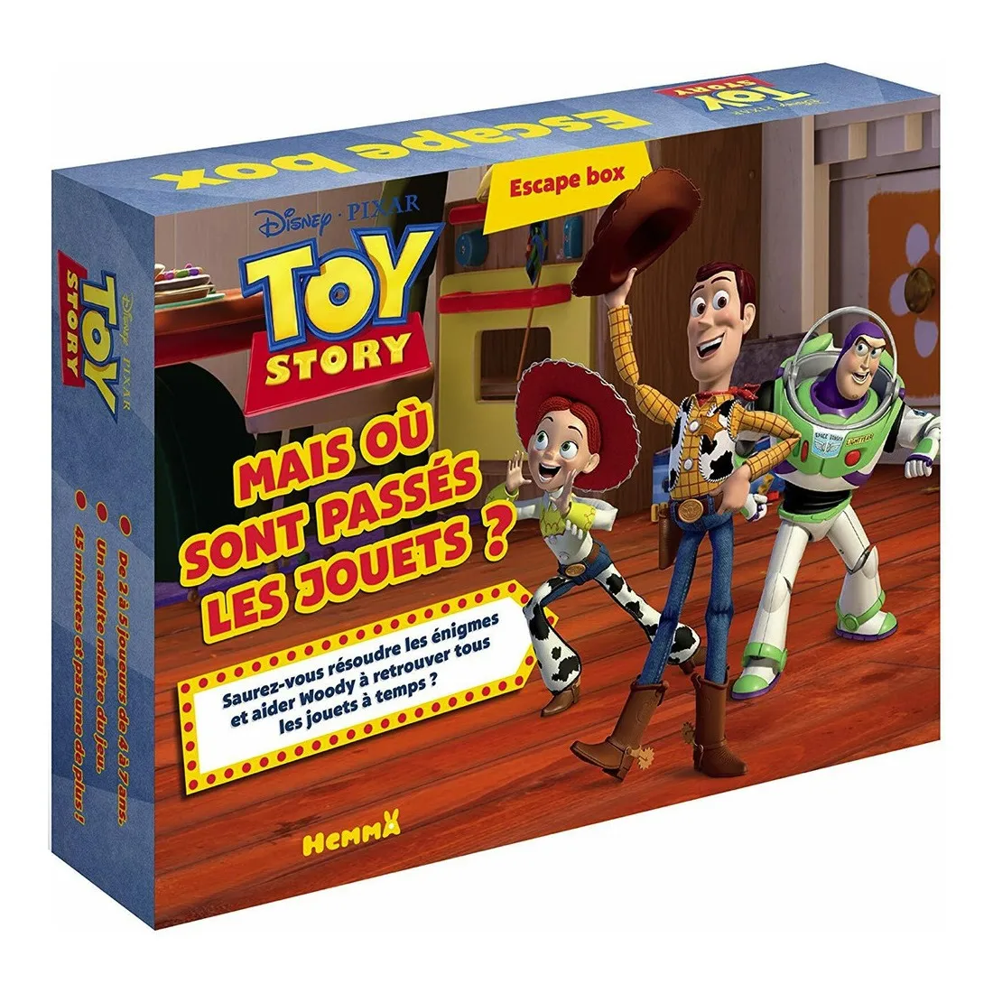 Mais où sont passés les Jouets ? - Toy Story - Escape Box Junior - Hemma