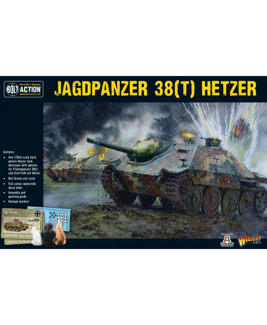 Bolt Action : Jagdpanzer 38t Hetzer (plastique)