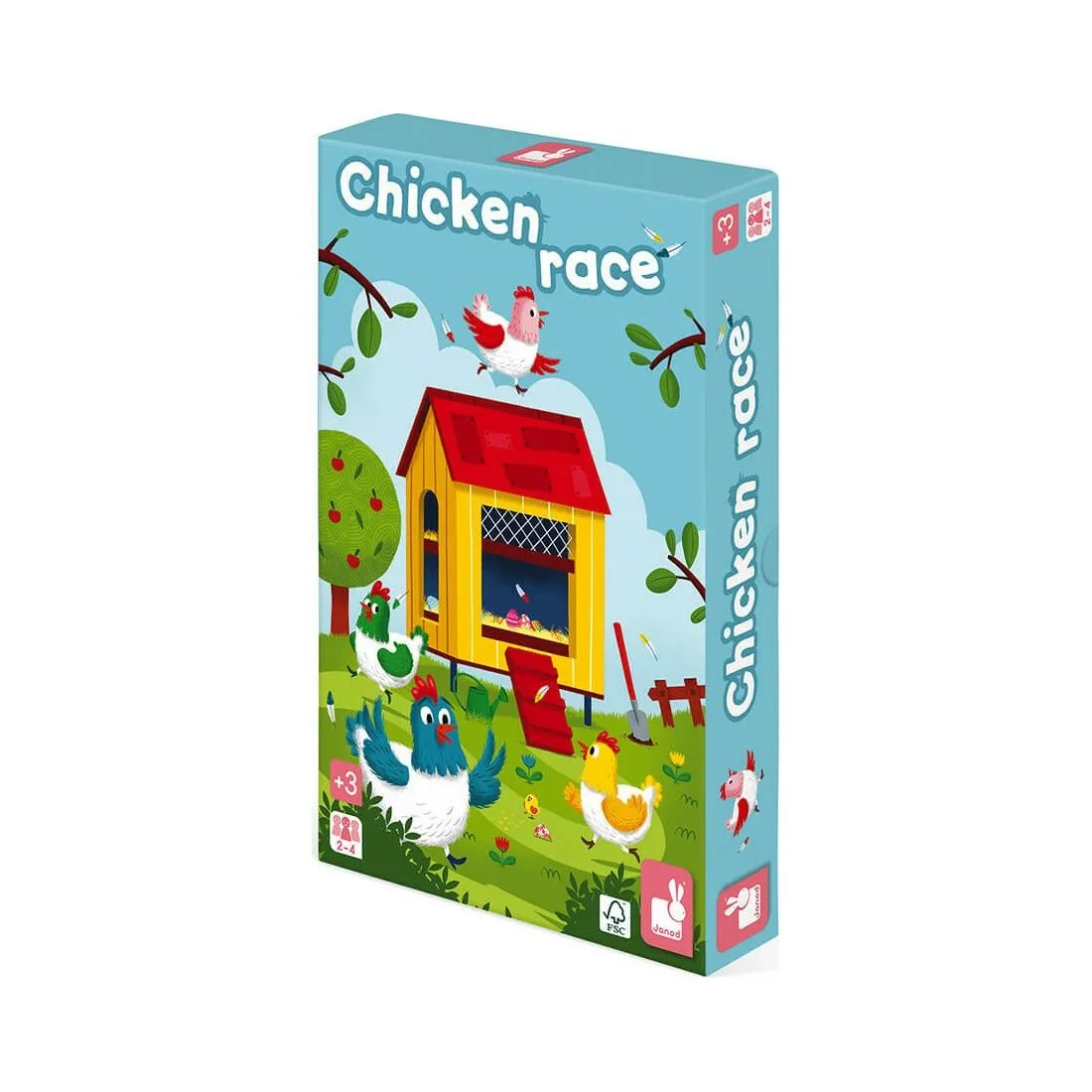 Jeu de parcours pour enfant - Chicken Race - Janod