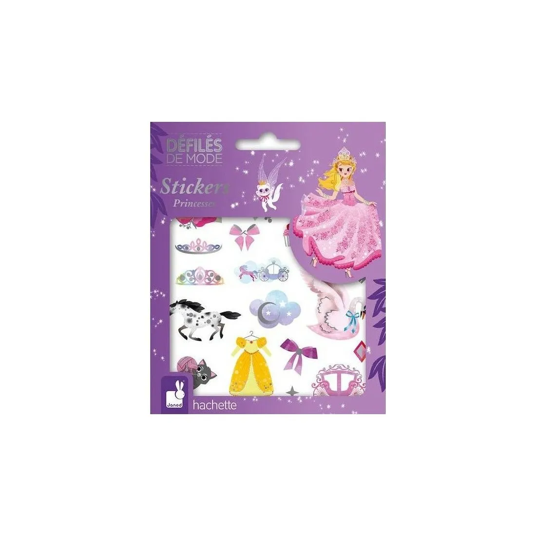 Ensemble d'autocollants Princesses - Défilé de Mode Janod