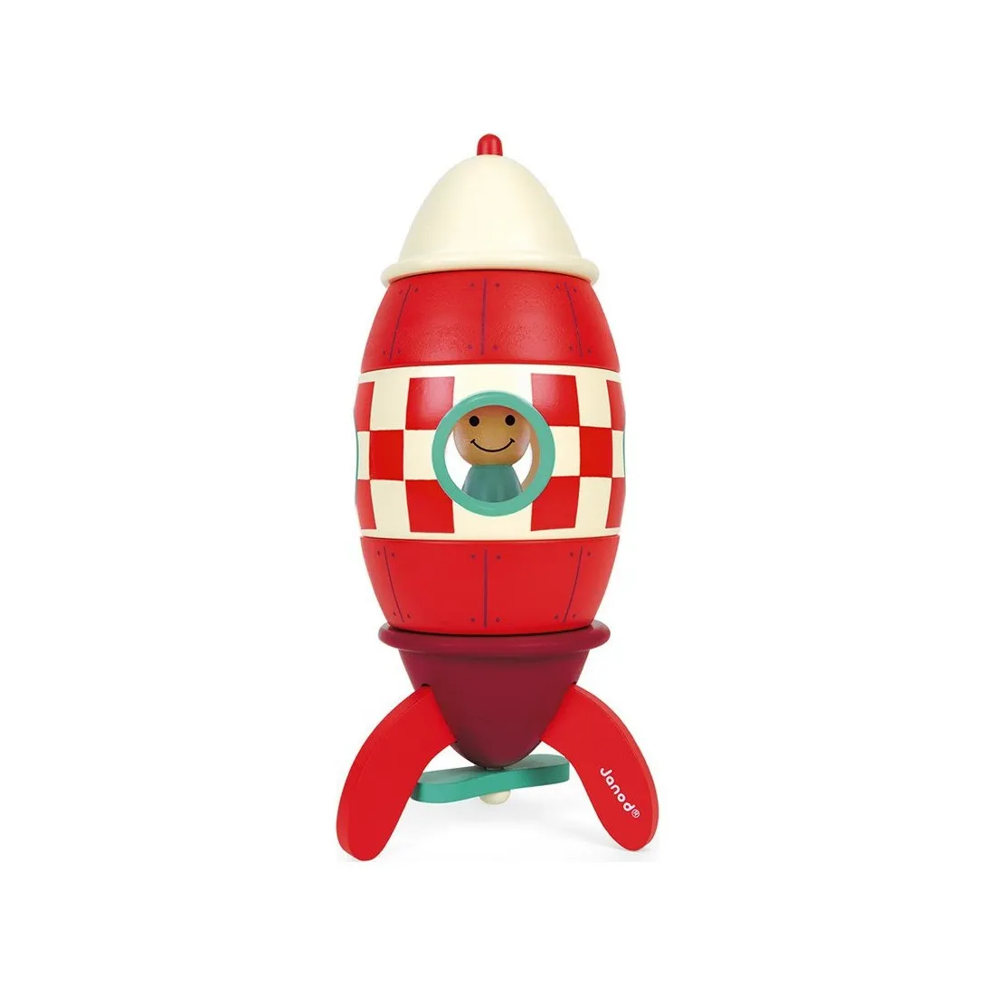 Grande Fusée en bois magnétique - Janod