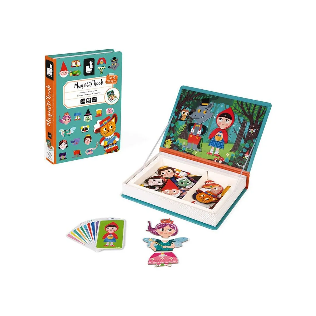 Puzzle aimanté Contes de fées - Magnetibook Contes Janod