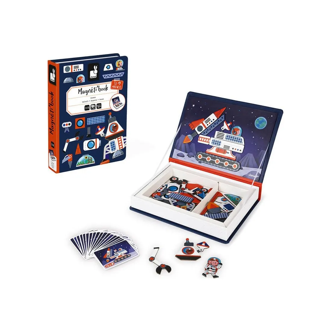 Magnetibook Espace, Cosmos Fusées - Janod
