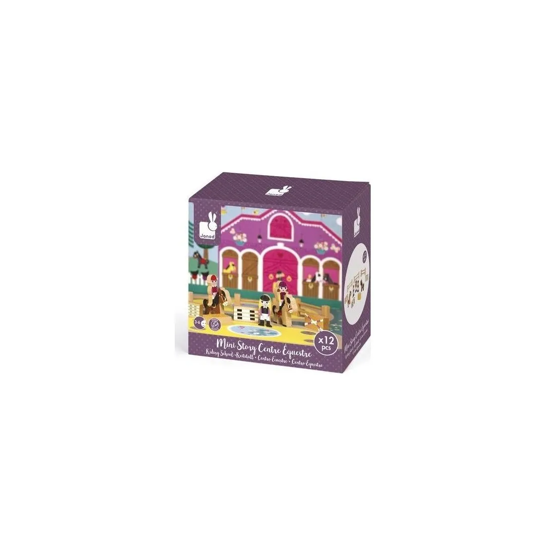 Figurines en bois Mini Story Centre Equestre Janod