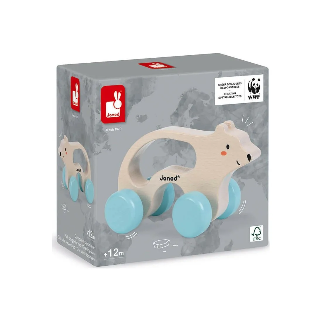 Ours à promener WWF - Janod