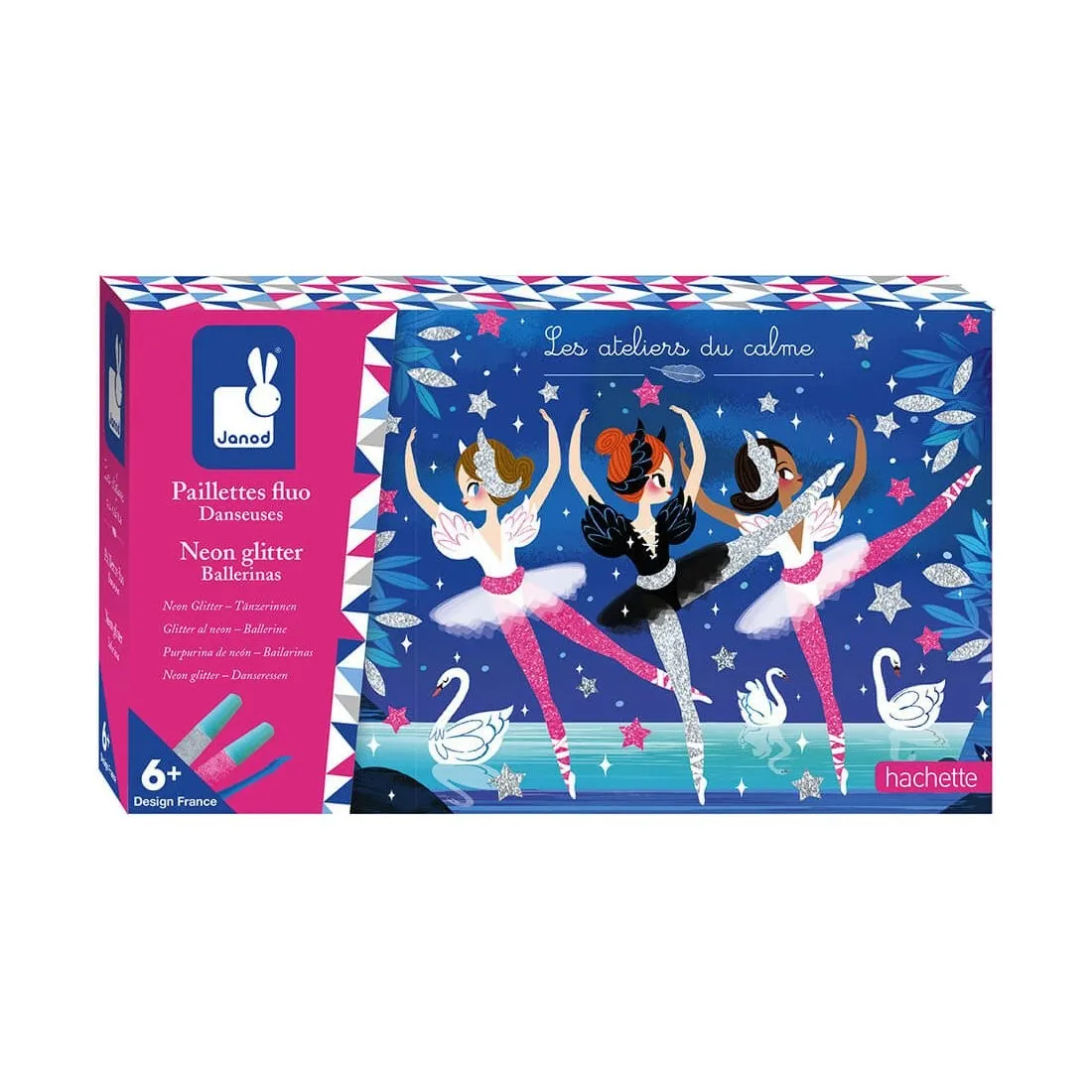 Coffret paillettes fluo Danseuses - Janod