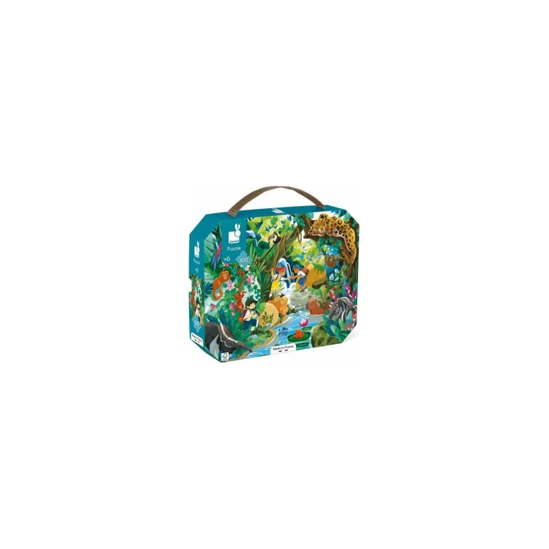 Puzzle A la découverte d'un temple incas - Janod - 100 pièces