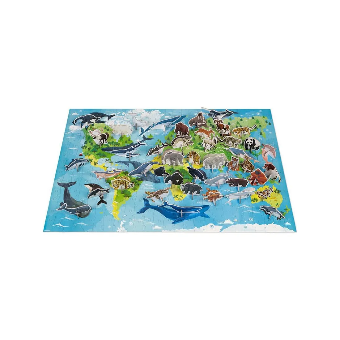 Puzzle animaux menacés et en danger WWF - Janod