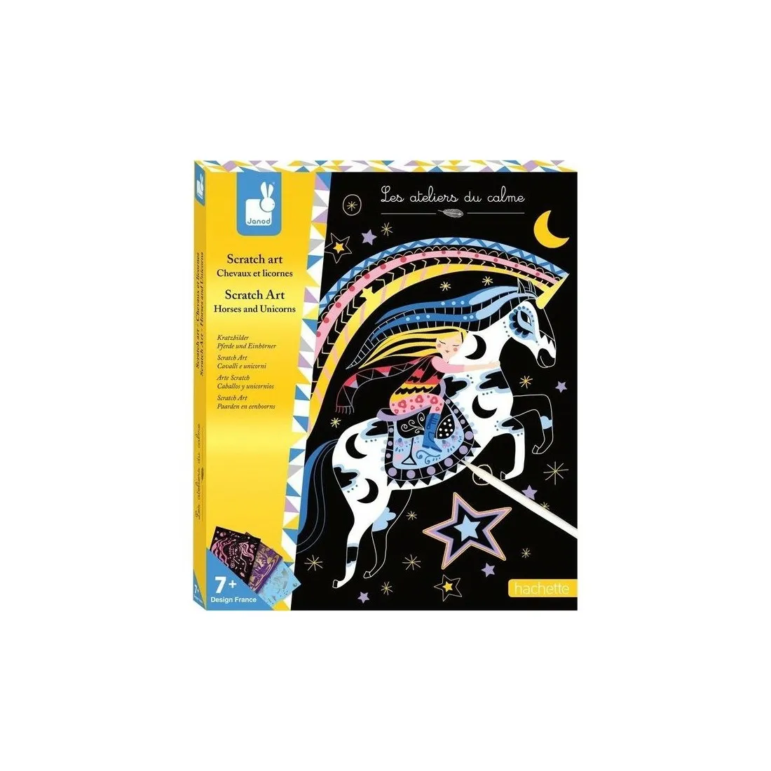 Scratch Arts Chevaux Licornes Janod