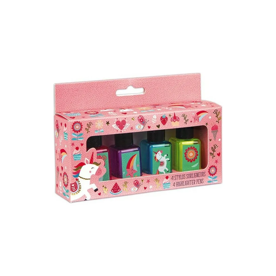 Loisir créatif Janod - Stylos Surligneurs Licorne