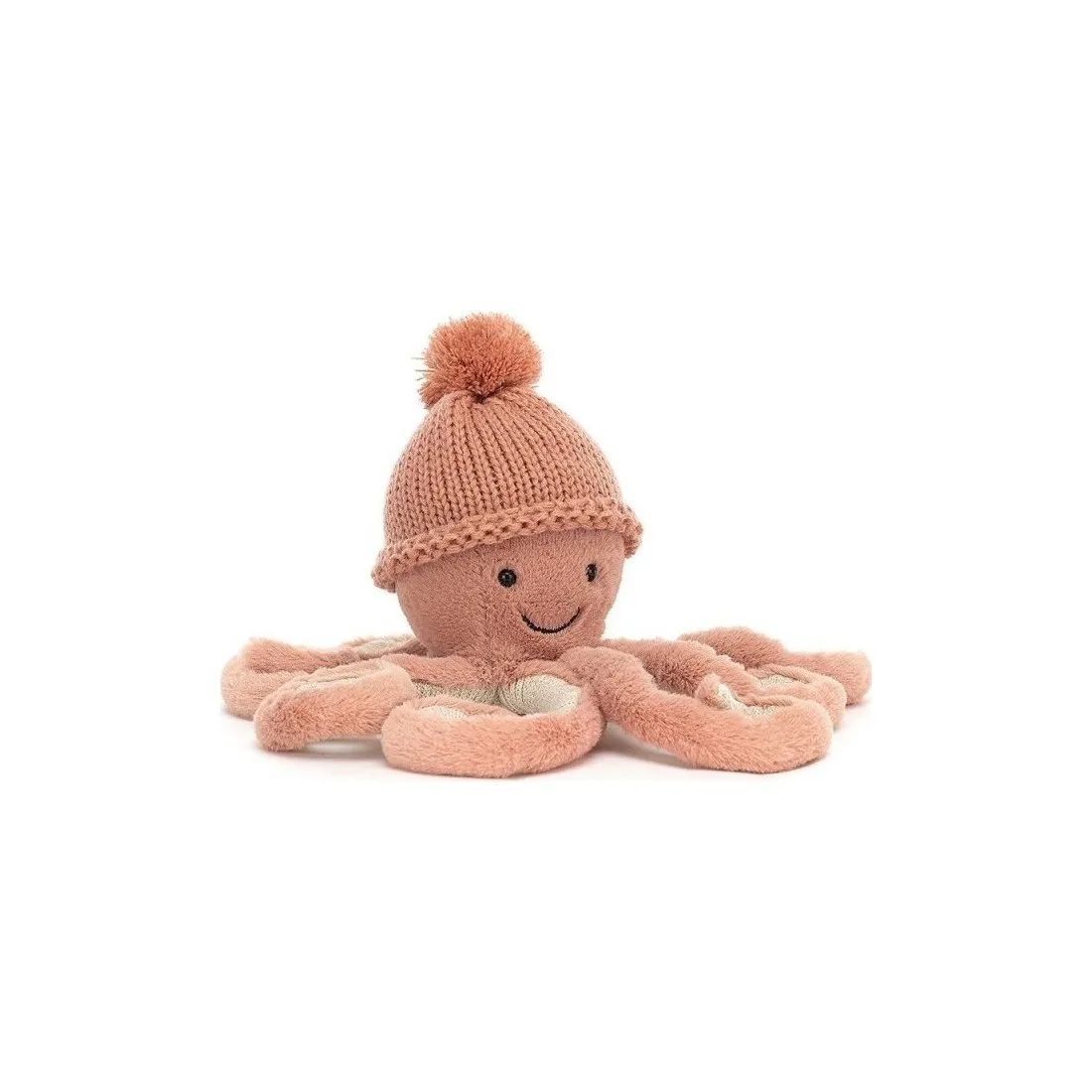 Peluche Cozy Odell Octopus - Poulpe avec son Bonnet - Jellycat