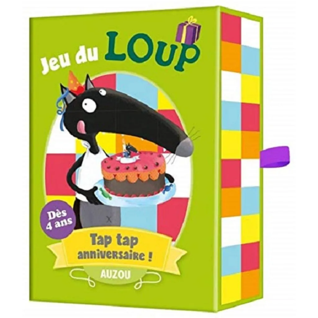 Jeu du Loup Tap Tap Anniversaire- Jeu de cartes