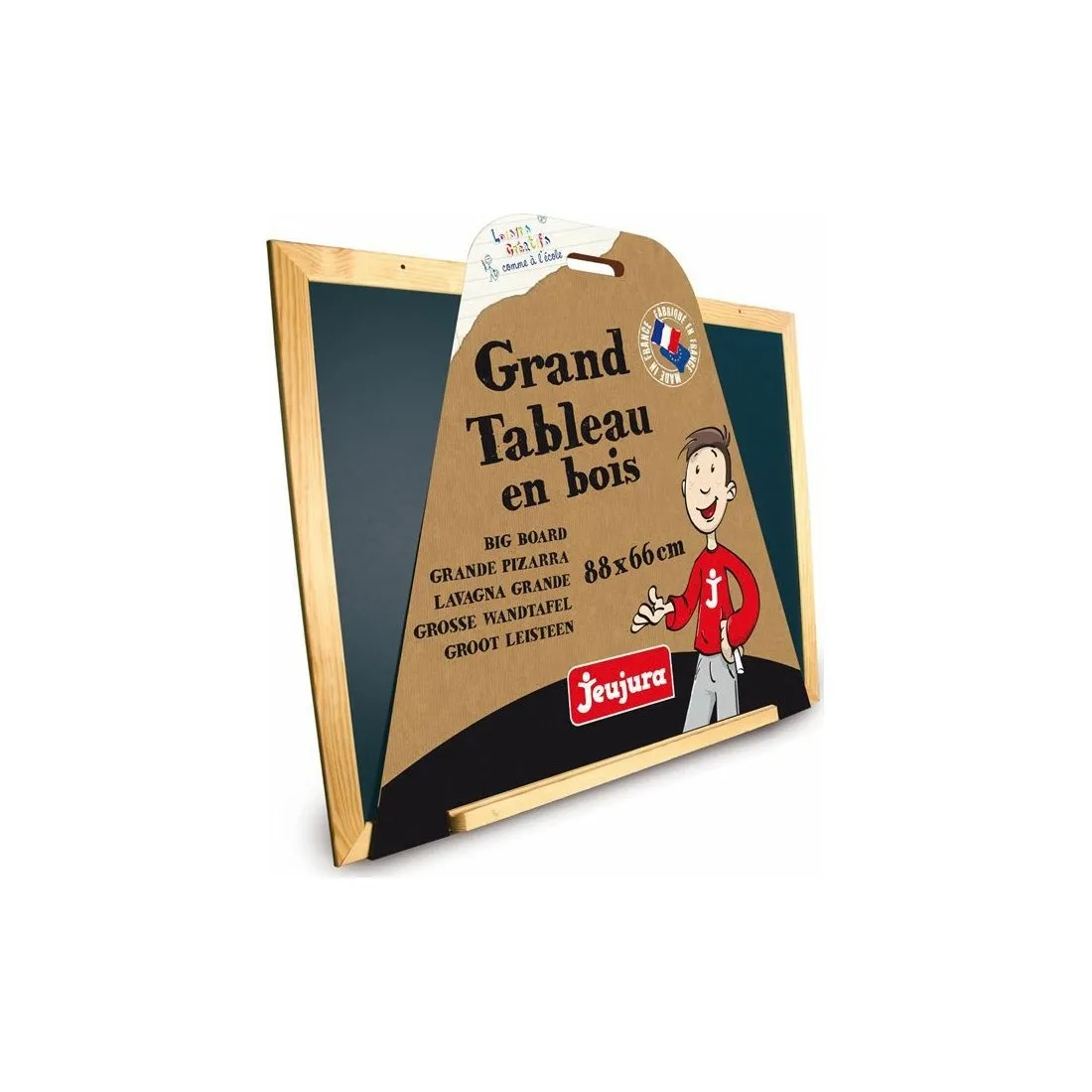 Grand Tableau Craie en Bois - Made In France - JeuJura