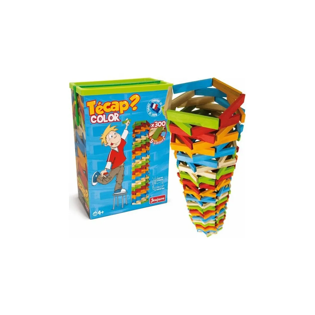 300 planchettes - Jeu de construction en bois JeuJura