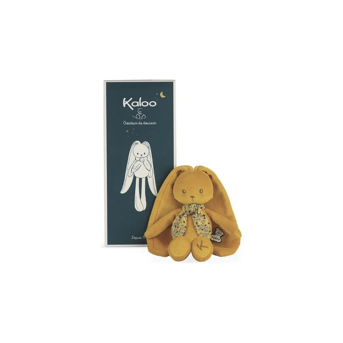 Grand Doudou Lapin - Lapinoo Ocre - Cadeau de naissance - Kaloo