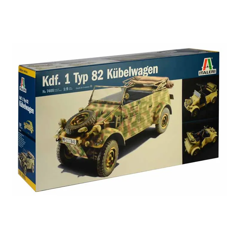Kdf. 1 Typ 82 Kübelwagen. ITALERI 7405