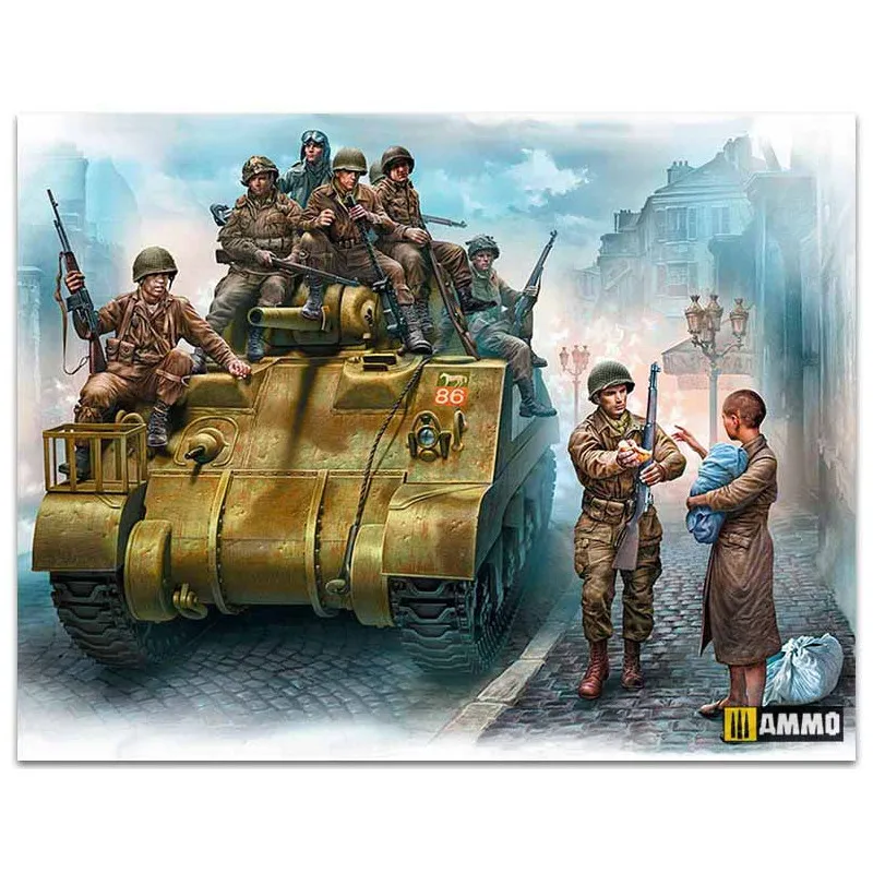 La 101e compagnie légère. MASTER BOX 35164