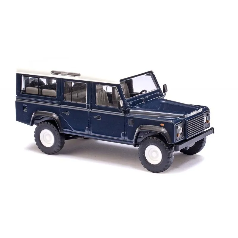 Land Rover Defender, bleu. BUSCH 50302