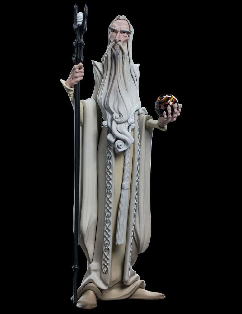 Le seigneur des anneaux figurine mini epics saruman 17 cm