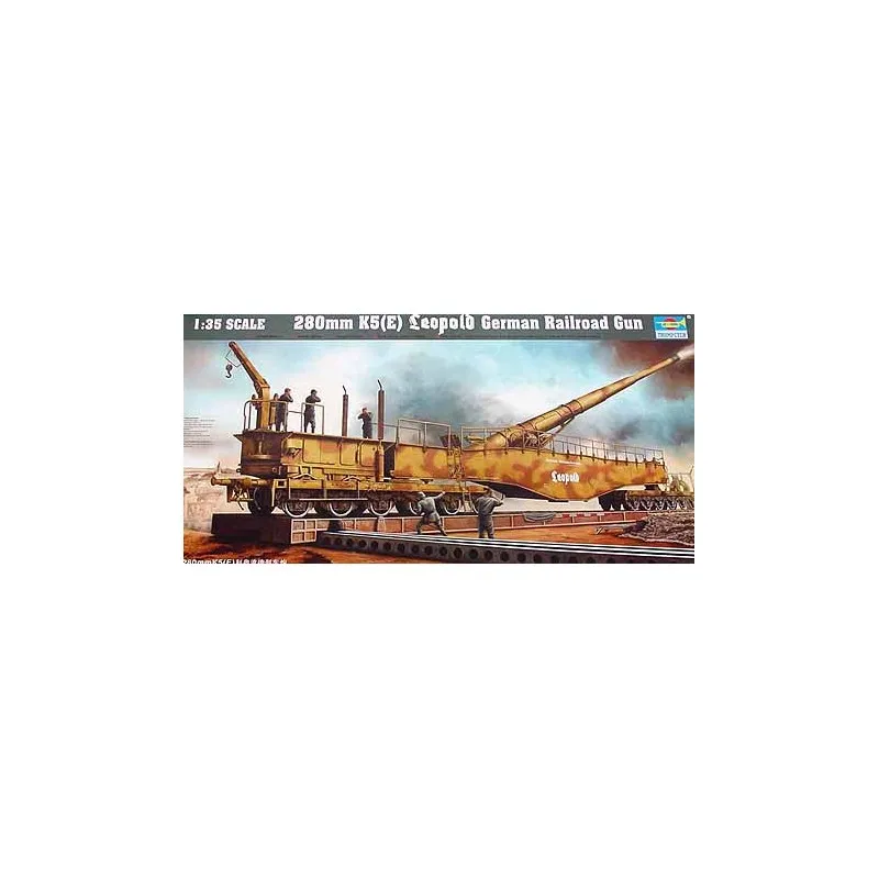 Léopold allemand 280 mm K5. TRUMPETER 0207