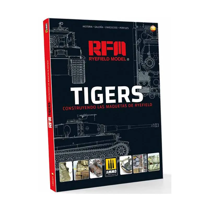 Tigres. Construction des modèles Ryefield. AMMO MIG JIMENEZ 6274