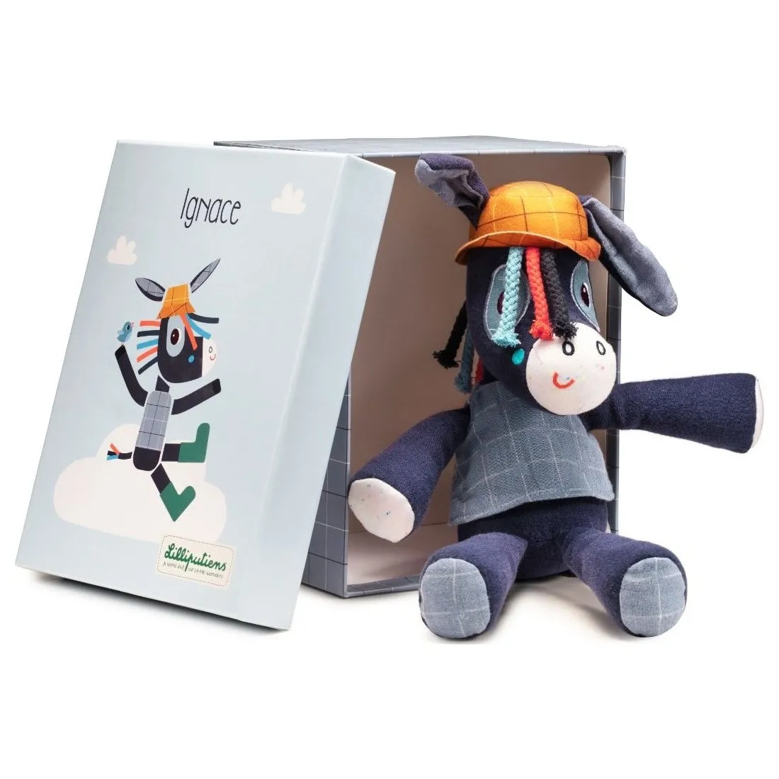 Peluche câline coton bio Ignace - Lilliputiens