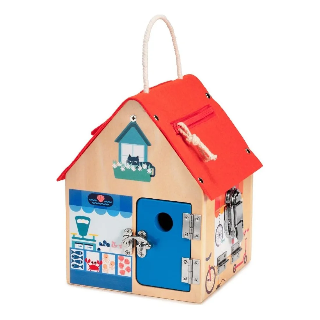Maison avec portes - Jouet d'apprentissage bébé - Hape Toys Lilliputiens