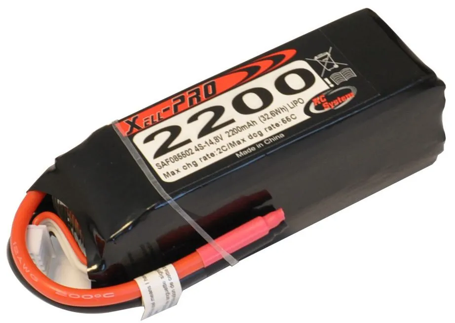 LIPO 14,8V 2200MAH 4S 55C PRO