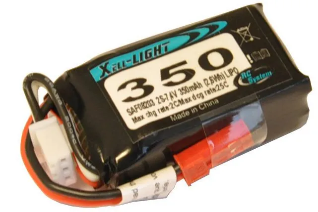 SAF08203 - LIPO 7,4V 350MAH 2S 25C LIGHT