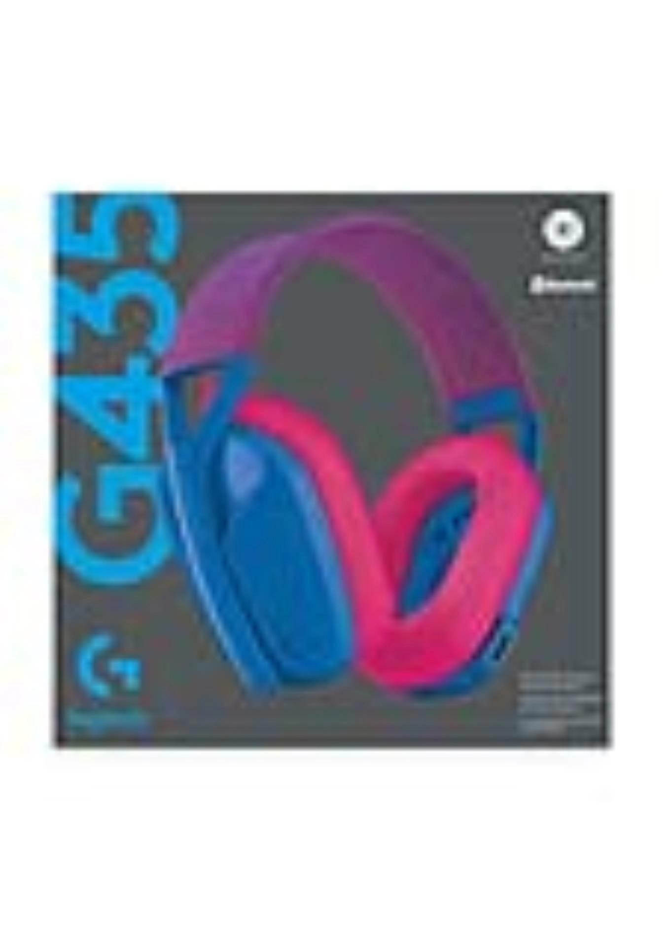 Logitech casque de jeu sans fil lightspeed g435 bleu et framboise pour ps5, ps4, pc et mac