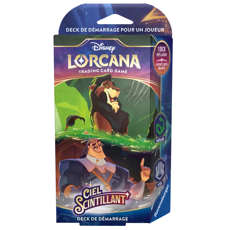 Lorcana - Collection des 2 starter deck - Chapitre 5 - Ciel Scintillant