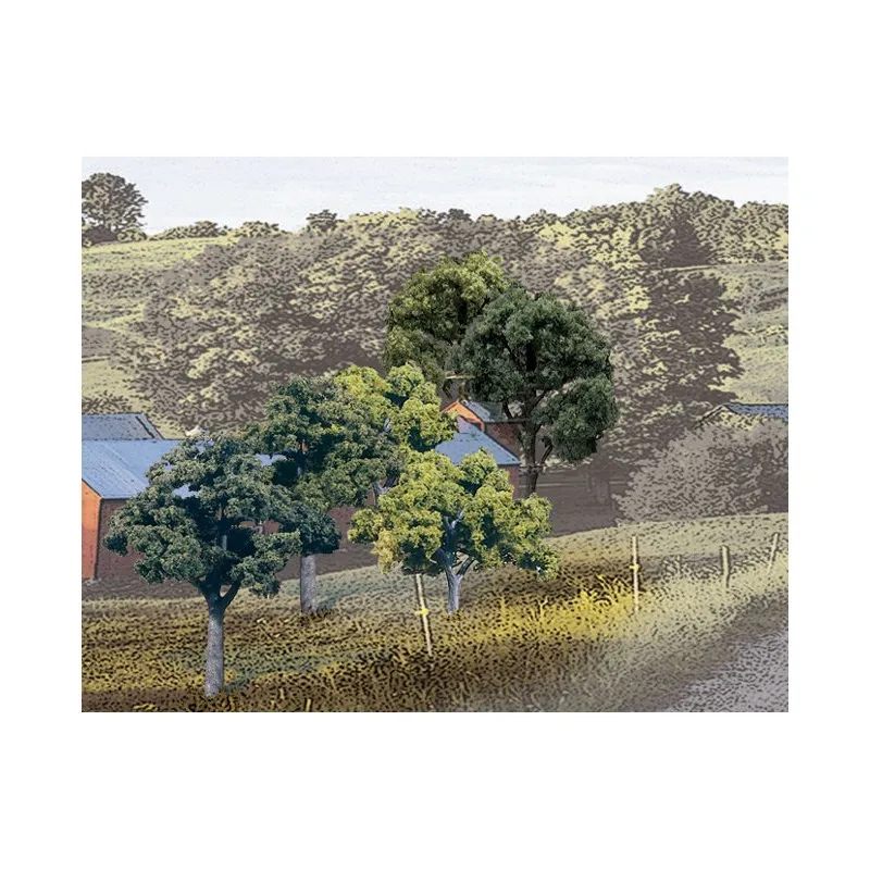 Lot d’arbres à feuilles caduques. WOODLAND SCENICS TR1571