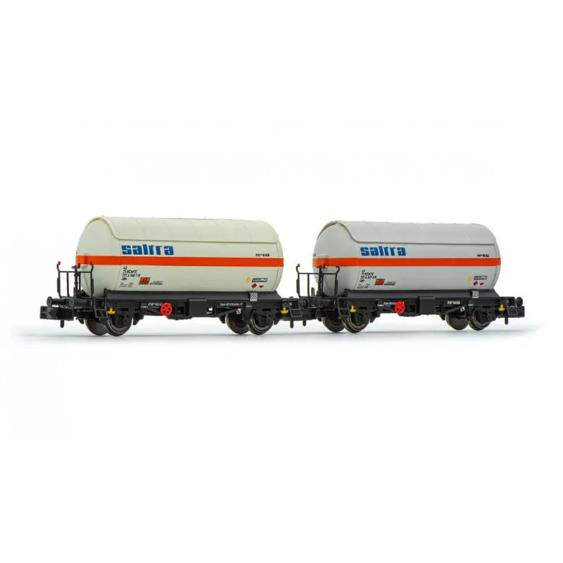Lot de 2 wagons-citernes SALTRA, RENFE. ARNOLD HN6524