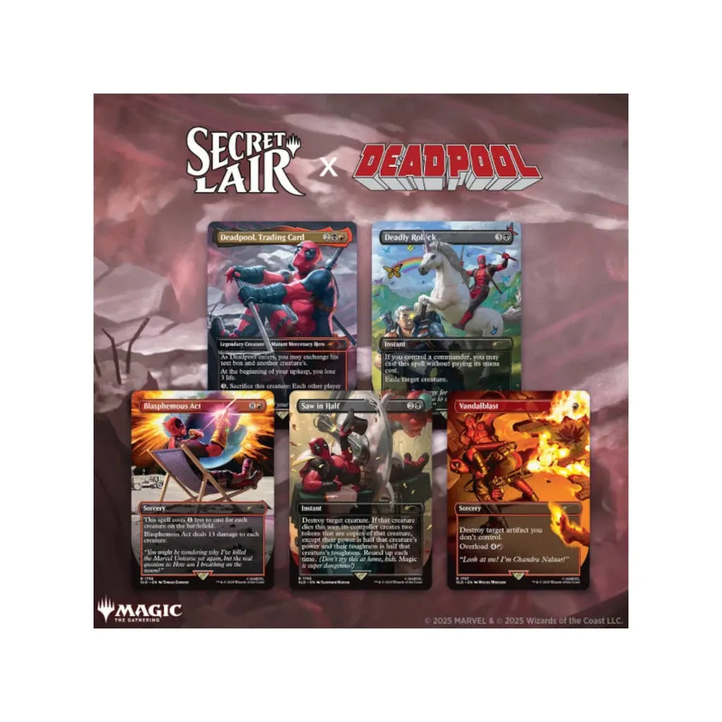 Magic : Secret Lair x Marvel Deadpool